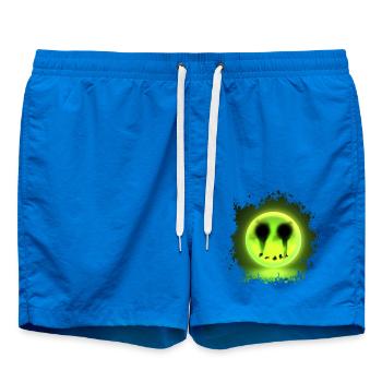 Glowmoji - Badeshorts - Cobalt blue - Vorne - AI Model Male 185 light (185cm)