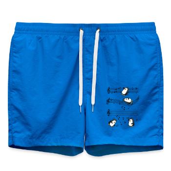 manchot - Short de bain - cobalt blue - Devant - AI Model Male 185 light (185cm)