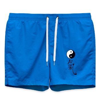 tao qi - Badeshorts - Cobalt blue - Vorne - AI Model Male 185 light (185cm)