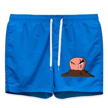 Wurm - Badeshorts - Cobalt blue - Vorne - AI Model Male 185 light (185cm)
