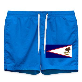 Amerikanisch-Samoa - Badeshorts - Cobalt blue - Vorne - AI Model Male 185 light (185cm)