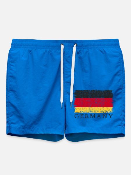 Deutschland Deutsche Flagge Deutschlandflagge - Badeshorts - Cobalt blue