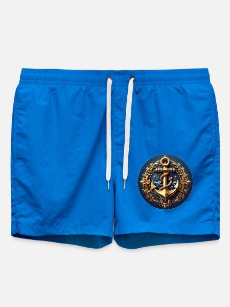 Anchor Logo - Swim Trunks - cobalt blue