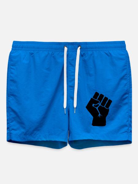 Poing levé de solidarité - Short de bain - cobalt blue