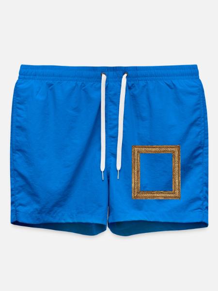 Goldener Bilderrahmen - Badeshorts - Cobalt blue