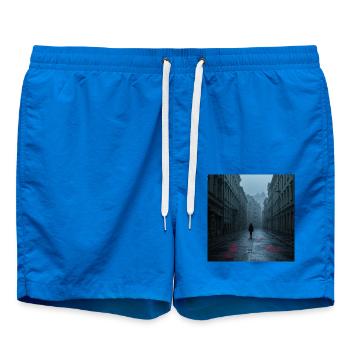 Nebelstrom City - Badeshorts - Cobalt blue - Vorne - AI Model Male 185 light (185cm)