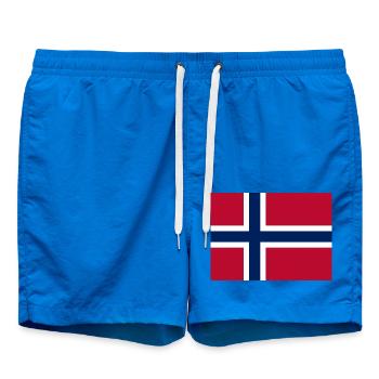 Norwegen - Badeshorts - Cobalt blue - Vorne - AI Model Male 185 light (185cm)