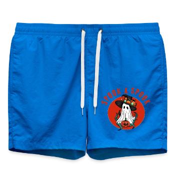 Erschrecke einen Spuk! - Badeshorts - Cobalt blue - Vorne - AI Model Male 185 light (185cm)