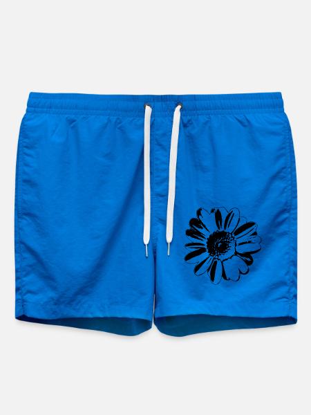 Flower Daisy - Badeshorts - Cobalt blue