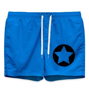 STERN. STERN. STERNE. FEST. JAHRESTAG. WEIHNACHTEN. - Badeshorts - Cobalt blue - Vorne - AI Model Male 185 light (185cm)