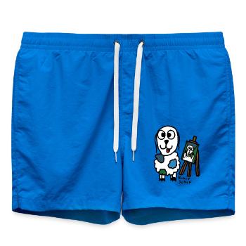 Kunst ScHoF - Badeshorts - Cobalt blue - Vorne - AI Model Male 185 light (185cm)