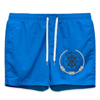 Ein Skipper muss tun Kordel 3 Knoten - Badeshorts - Cobalt blue - Vorne - AI Model Male 185 light (185cm)