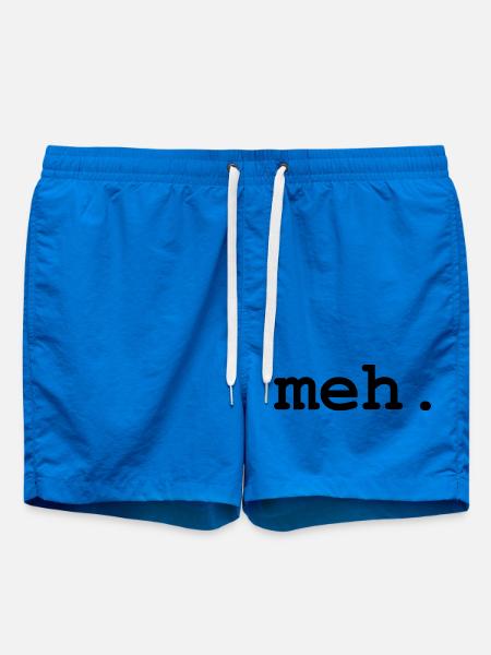 meh humor - Swim Trunks - cobalt blue