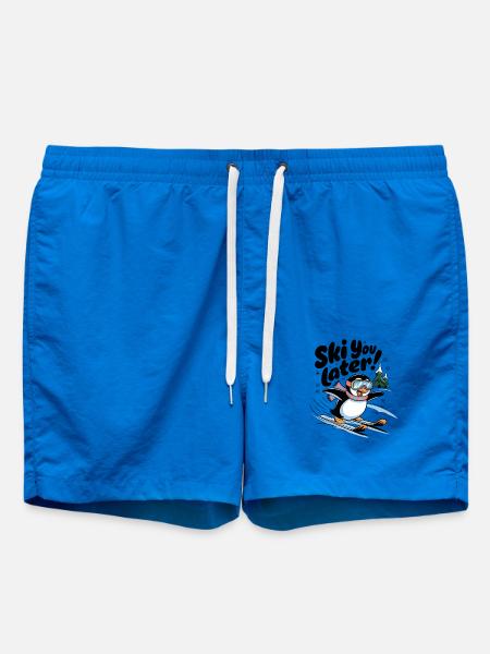 Ski You Later - Swim Trunks - cobalt blue