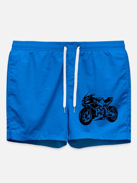 Motorrad - Badeshorts - Cobalt blue