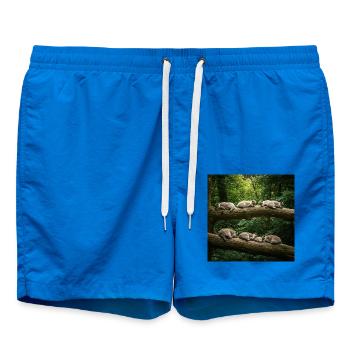 Meeresrauschen Naturkulisse T-Shirt - Badeshorts - Cobalt blue - Vorne - AI Model Male 185 light (185cm)