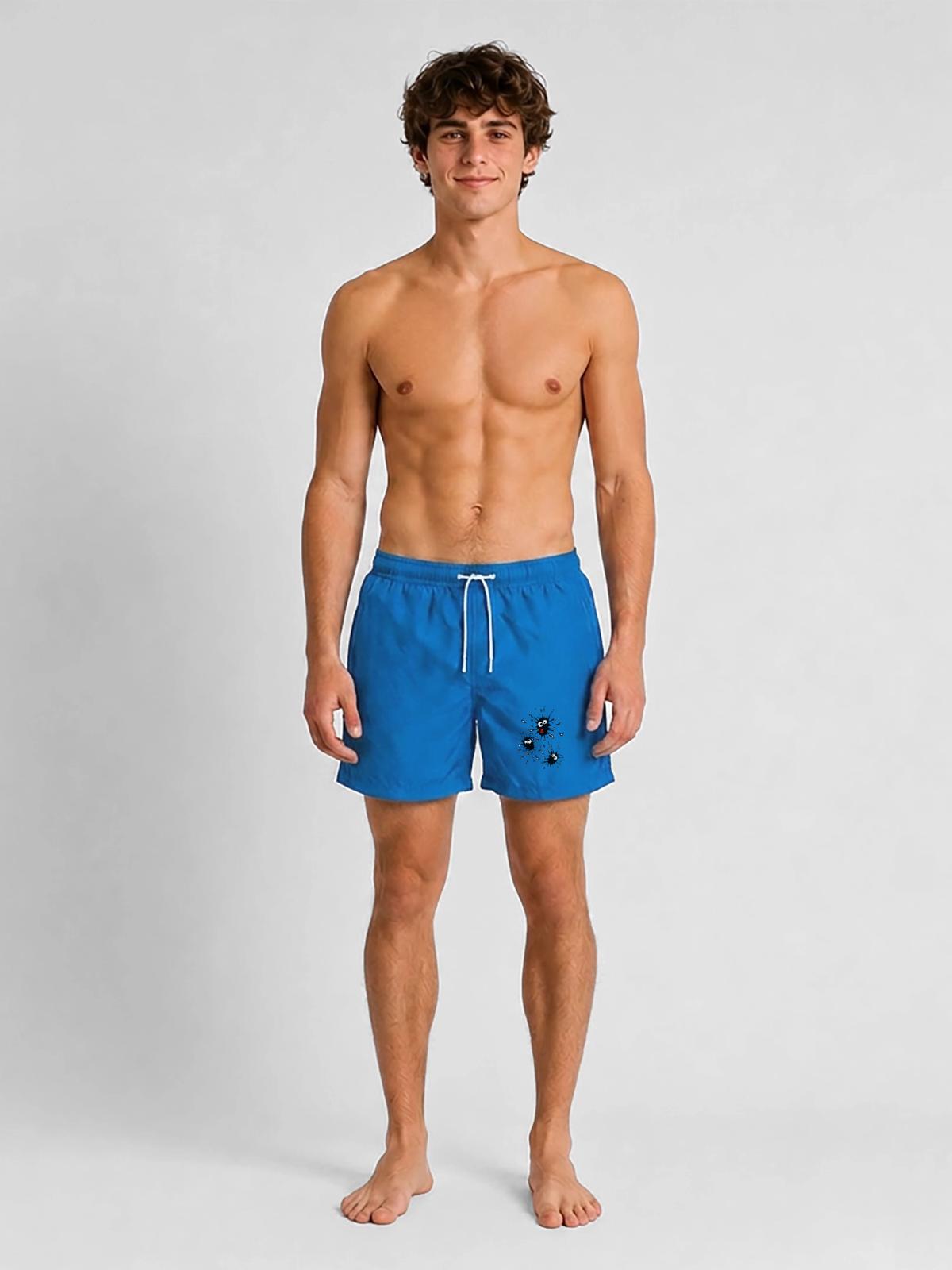 Klecks Familie - Badeshorts - Cobalt blue - Vorne - AI Model Male 185 light (185cm)