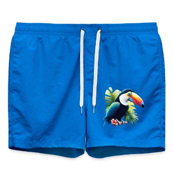 Tukan Naturliebhaber - Badeshorts - Cobalt blue - Vorne - AI Model Male 185 light (185cm)