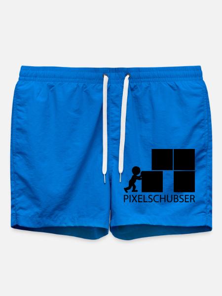 Pixelschubser und stolz darauf! - Badeshorts - Cobalt blue