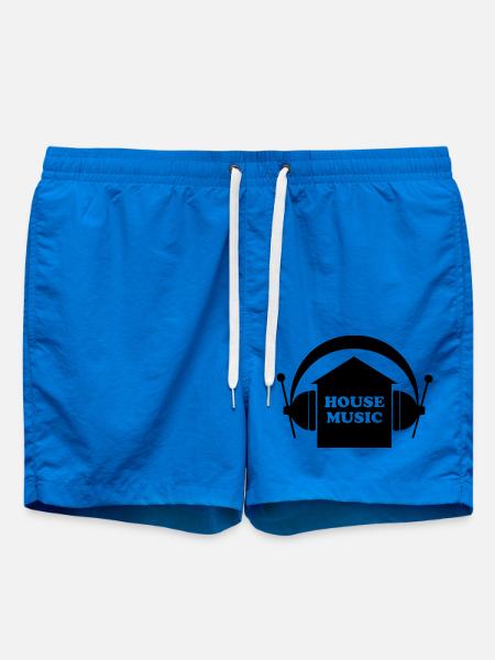 House music - Badeshorts - Cobalt blue