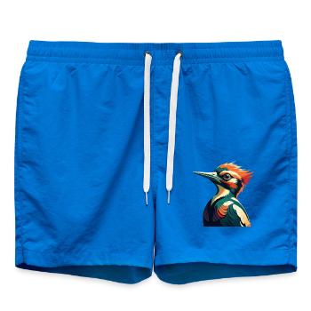 Pic Personnage De Dessin Animé Animal De Compagnie Coloré - Short de bain - cobalt blue - Devant - AI Model Male 185 light (185cm)