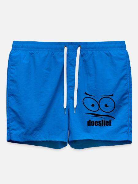 doeslief flehende Augen mit Fragezeichen-Blick - Badeshorts - Cobalt blue