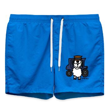 ScHoFeur - Badeshorts - Cobalt blue - Vorne - AI Model Male 185 light (185cm)