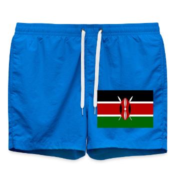 Kenia - Badeshorts - Cobalt blue - Vorne - AI Model Male 185 light (185cm)