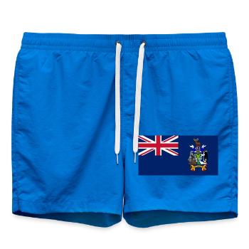 Georgien - Badeshorts - Cobalt blue - Vorne - AI Model Male 185 light (185cm)