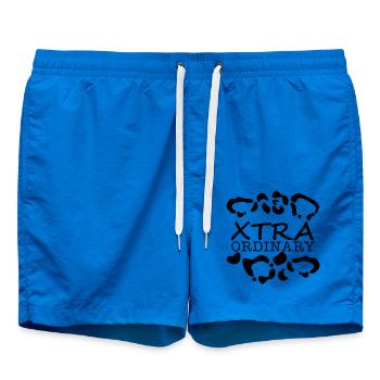 XTRA ORDINARY Abstract - Swim Trunks - cobalt blue - Front - AI Model Male 185 light (185cm)