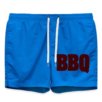 BBQ - Badeshorts - Cobalt blue - Vorne - AI Model Male 185 light (185cm)