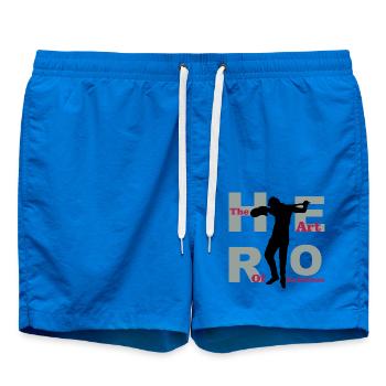 hero guitar - Badeshorts - Cobalt blue - Vorne - AI Model Male 185 light (185cm)