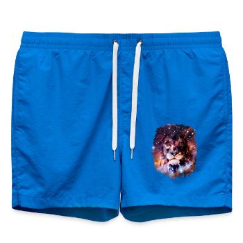 Löwe - Badeshorts - Cobalt blue - Vorne - AI Model Male 185 light (185cm)