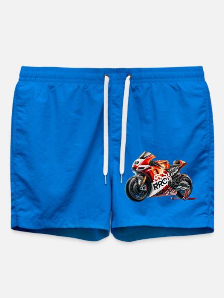 Zeigen Sie Ihren Stil mit unseren Motorradlogos - Badeshorts - Cobalt blue