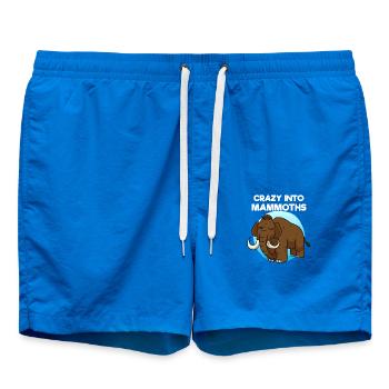 Mammut Mammutliebhaber Archäologie - Badeshorts - Cobalt blue - Vorne - AI Model Male 185 light (185cm)