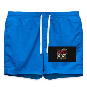 Fall geschlossener Grunge-Stempel - Badeshorts - Cobalt blue - Vorne - AI Model Male 185 light (185cm)