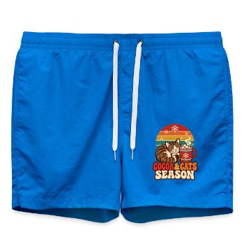 Kakao & Katzen Saison - Badeshorts - Cobalt blue - Vorne - AI Model Male 185 light (185cm)