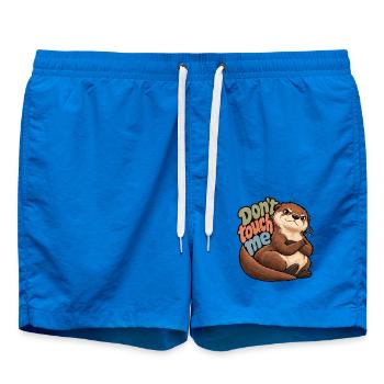 Amerikanischer Otter - Badeshorts - Cobalt blue - Vorne - AI Model Male 185 light (185cm)