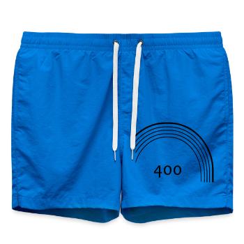 400 Meter Laufbahn - Badeshorts - Cobalt blue - Vorne - AI Model Male 185 light (185cm)