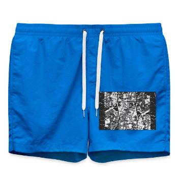 ungeordneteswirres - Badeshorts - Cobalt blue - Vorne - AI Model Male 185 light (185cm)