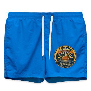 Legende Seit 2026 – Offiziell Ruhestand - Badeshorts - Cobalt blue - Vorne - AI Model Male 185 light (185cm)