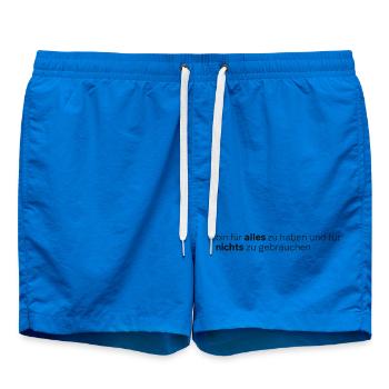 Für alles zu haben - Badeshorts - Cobalt blue - Vorne - AI Model Male 185 light (185cm)
