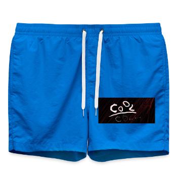 COOL. Emissionen und Nebel - Badeshorts - Cobalt blue - Vorne - AI Model Male 185 light (185cm)