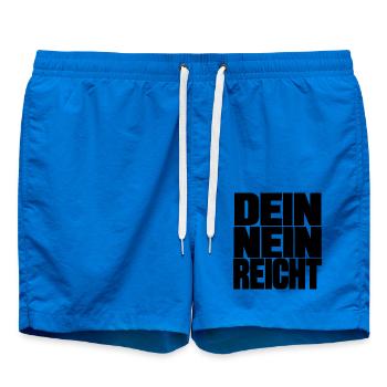 Dein Nein reicht – Grenzen setzen & Stärke | AMFI - Badeshorts - Cobalt blue - Vorne - AI Model Male 185 light (185cm)