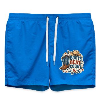 BOOTS BEAT COUNT - Badeshorts - Cobalt blue - Vorne - AI Model Male 185 light (185cm)