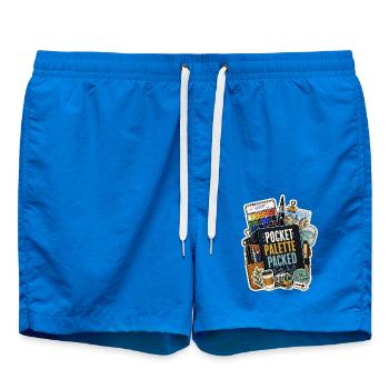 POCKET PALETTE PACKED - Badeshorts - Cobalt blue - Vorne - AI Model Male 185 light (185cm)