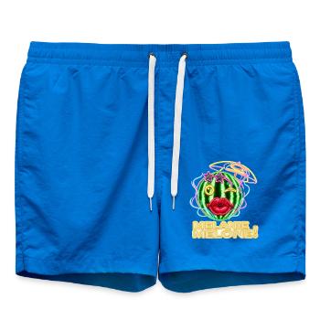 Melanie Melone – Neon Sommer Vibez - Badeshorts - Cobalt blue - Vorne - AI Model Male 185 light (185cm)