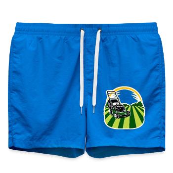 MOW STRIPE READY - Badeshorts - Cobalt blue - Vorne - AI Model Male 185 light (185cm)