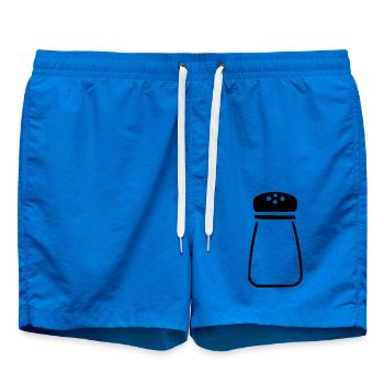 Salzstreuer Salz Küche Koch Geschenk - Badeshorts - Cobalt blue - Vorne - AI Model Male 185 light (185cm)