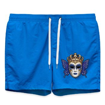 Corona Azul de Carnaval - Badeshorts - Cobalt blue - Vorne - AI Model Male 185 light (185cm)